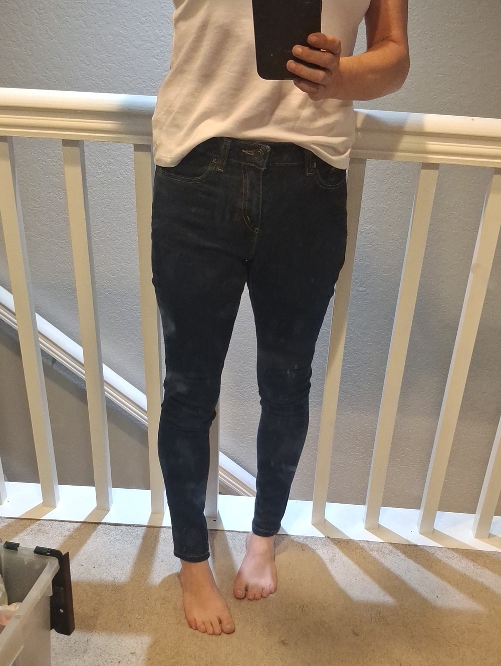Skinny Dark Blue Womes Michael Kors Jeans - Stretch Denim